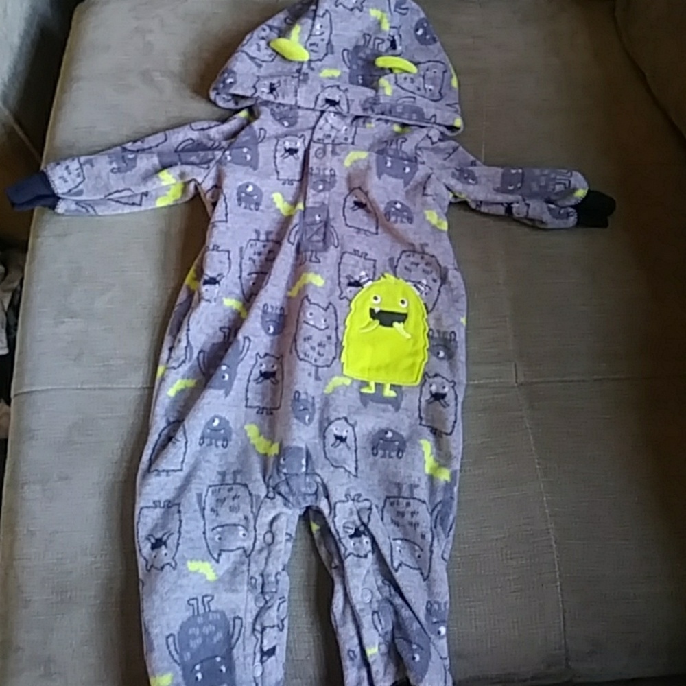 Hooded monster suit